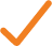 small orange check mark logo